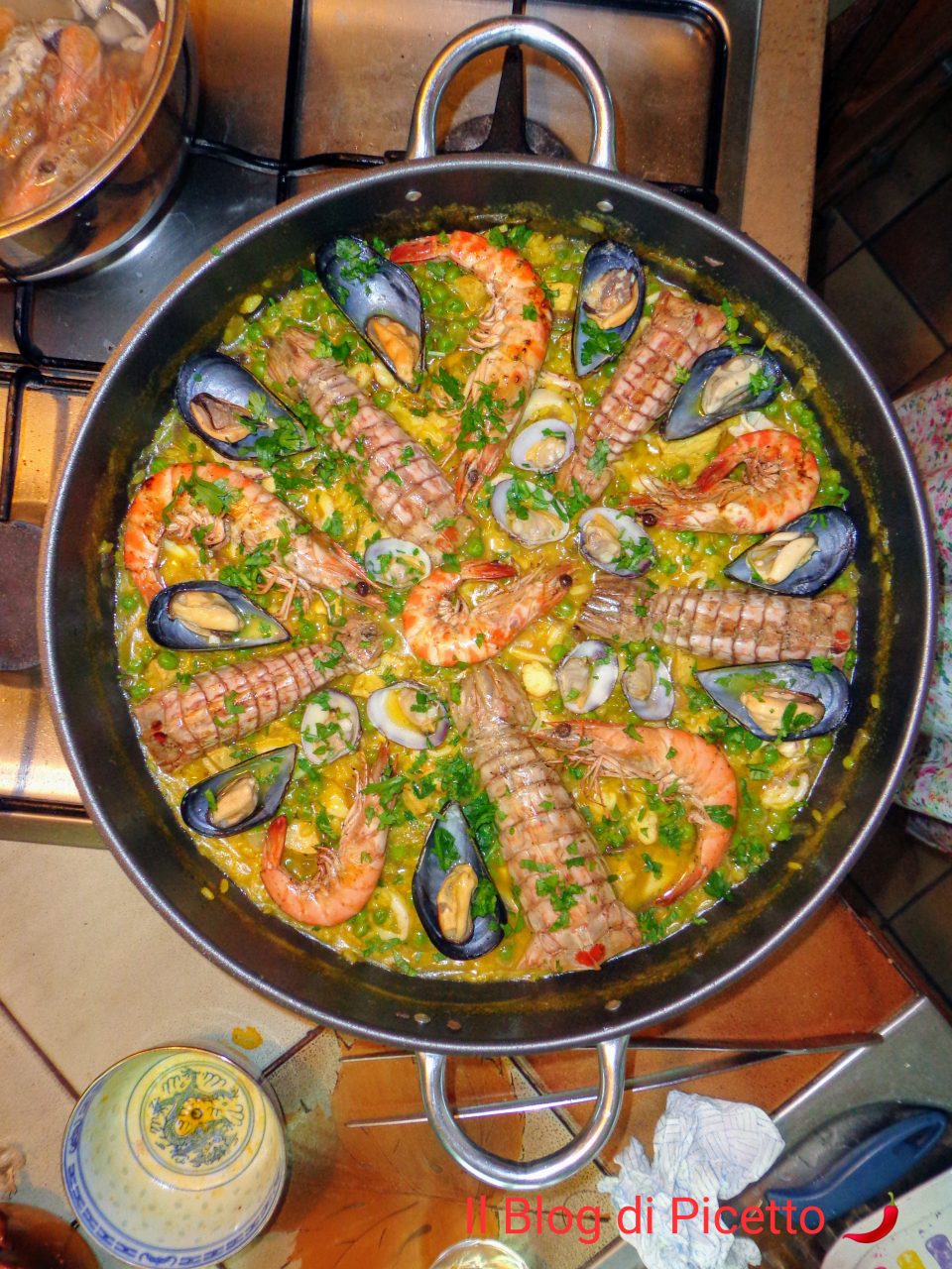 PAELLA DE MARISCO o MARINERA ricetta originale