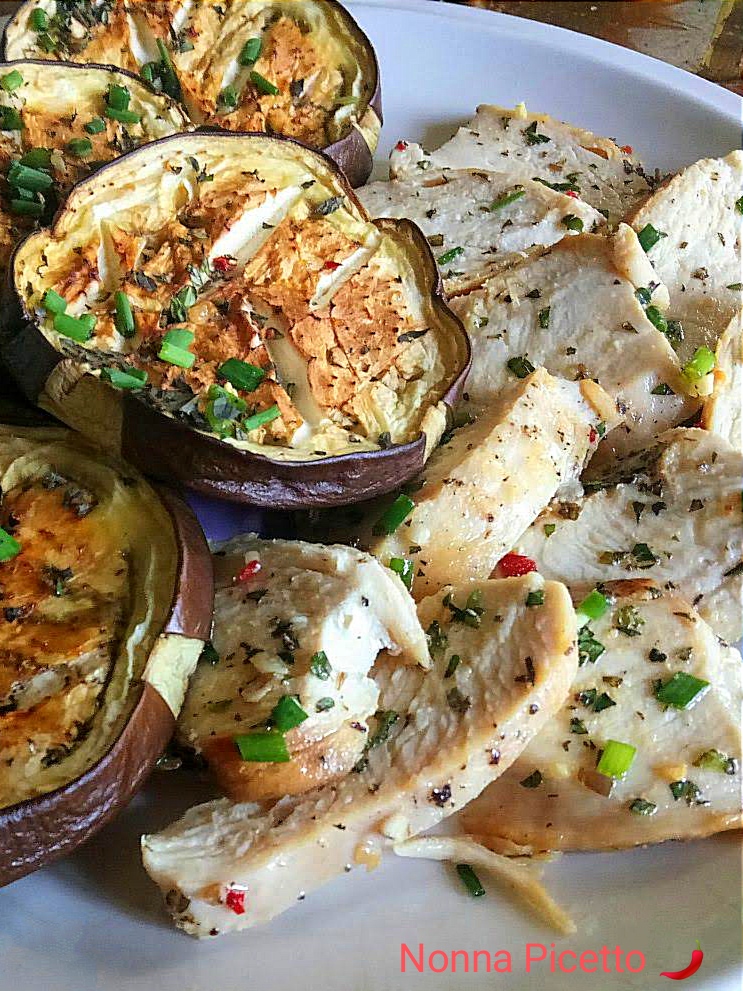 Melanzane a fette cotte al forno ricetta light