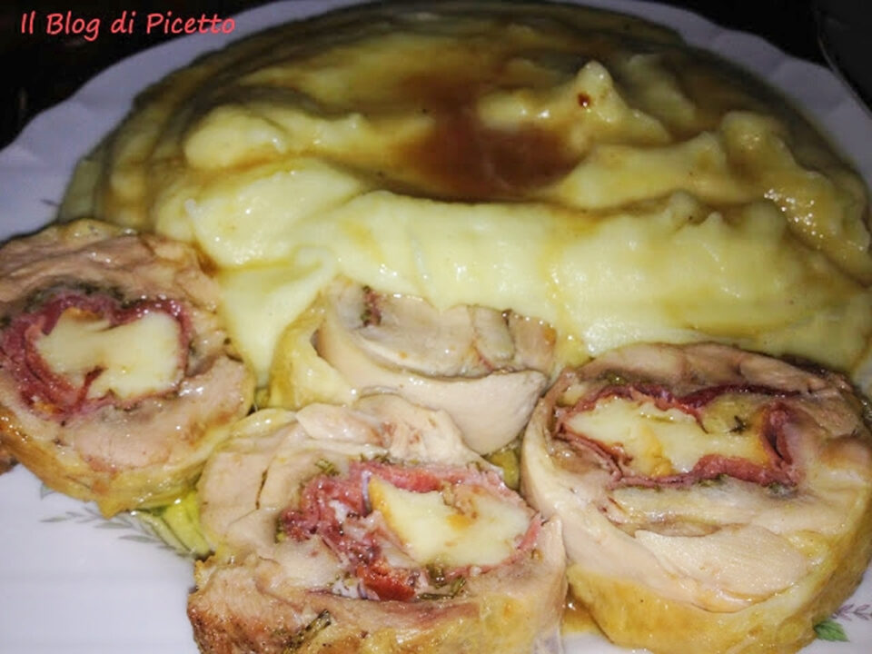 Cosce di pollo disossate ripiene di provola affumicata e speck: al forno o friggitrice ad aria o microonde