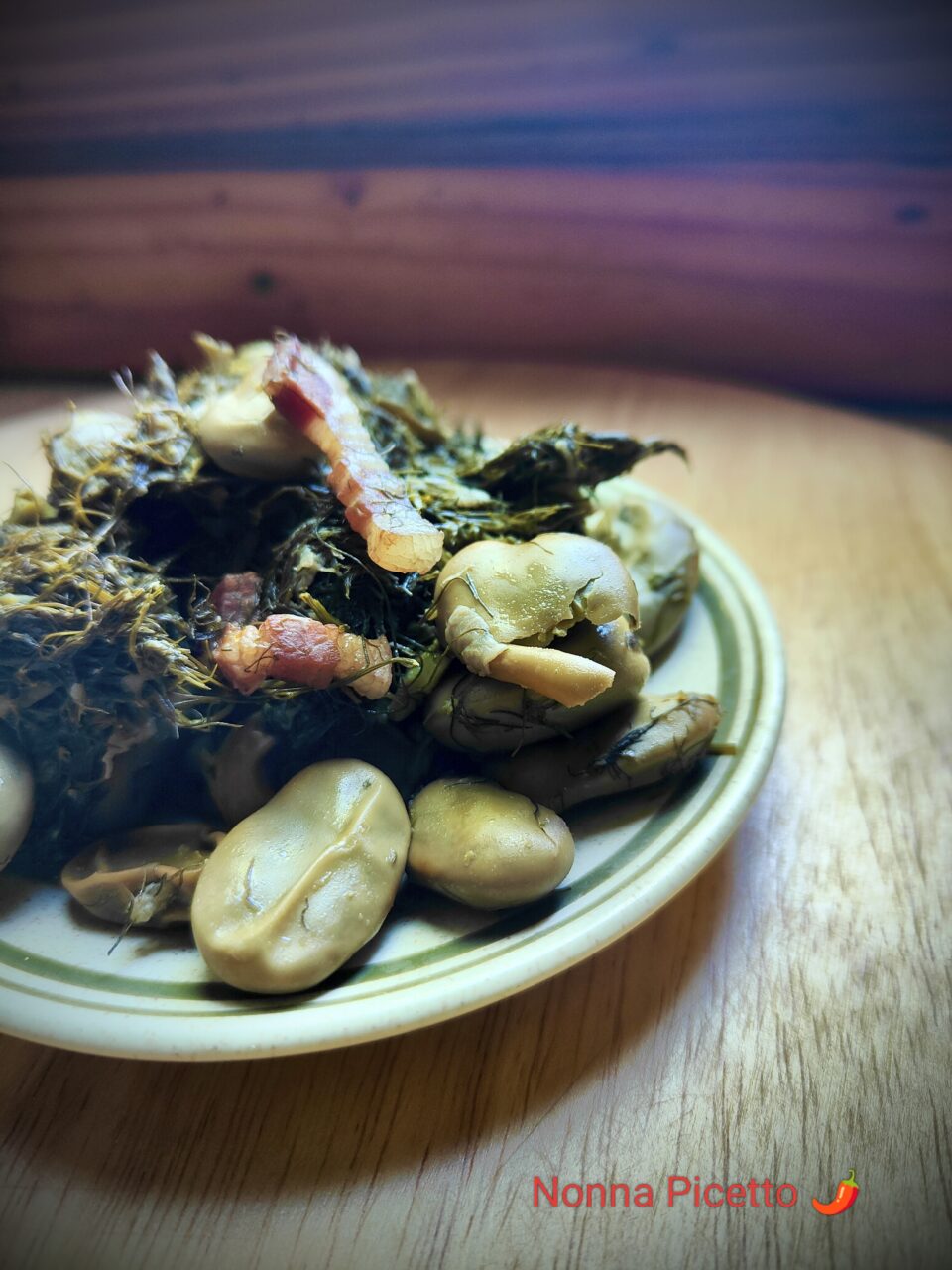 Fave fresche stufate con cipolla di Tropea e finocchietto selvatico: ricetta calabrese di Nonna Picetto