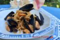 Spaghetti con le cozze e pomodorini o salsa o pelati risottati facili, veloci e cremosi