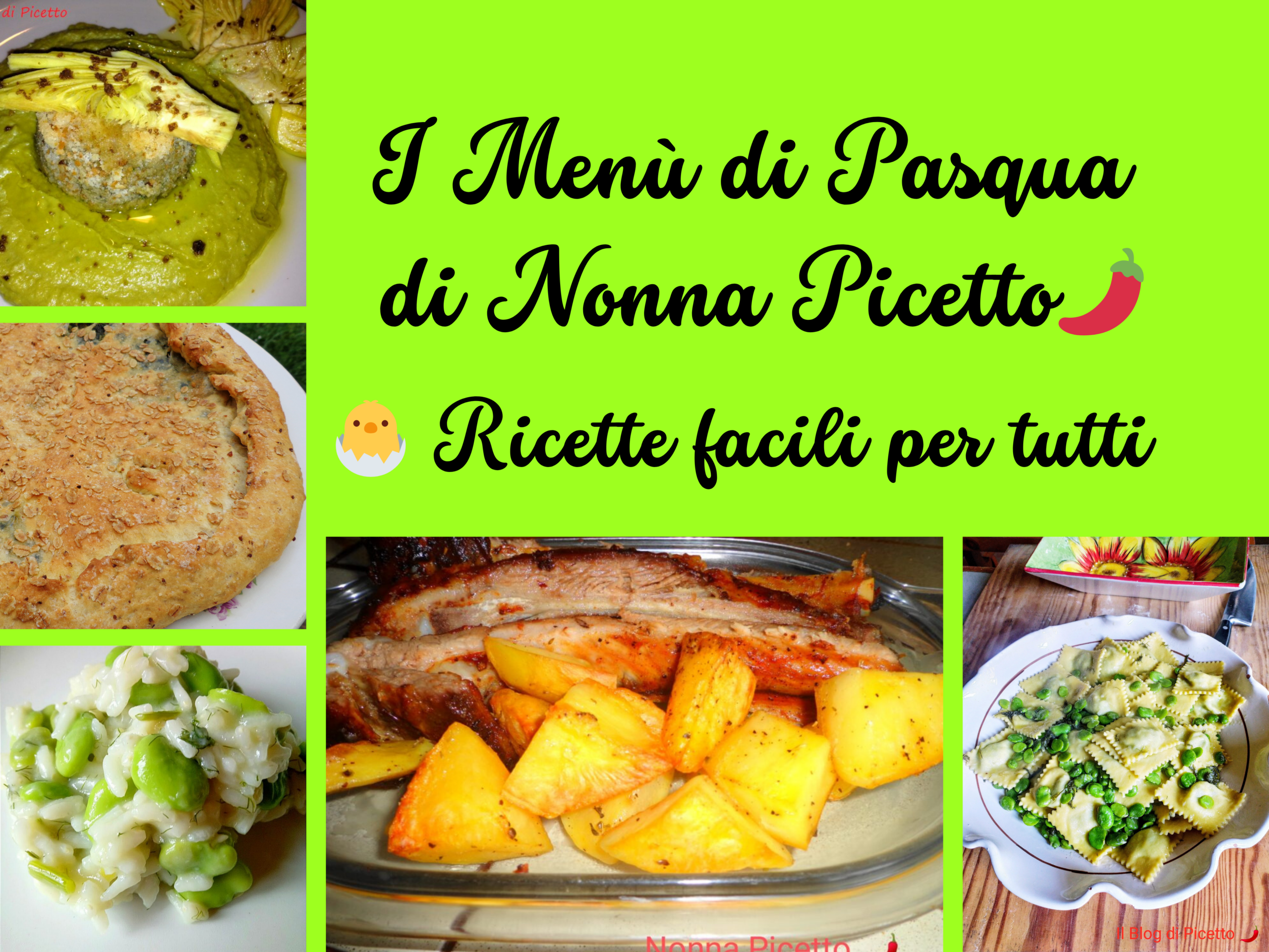 I menù di Pasqua di Nonna Picetto Ricette facili per tutti