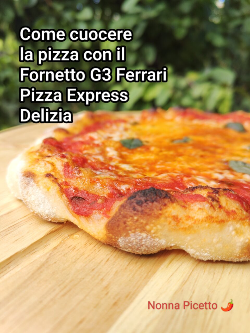 Come cuocere la pizza con il fornetto G3 Ferrari Pizza Express Delizia i consigli di Nonna Picetto 🌶